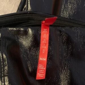 SPANX Glossy Midnight Leggings